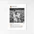 Kép 2/3 - Instagram stílusú poszter fekete-fehér fotóval, felirattal